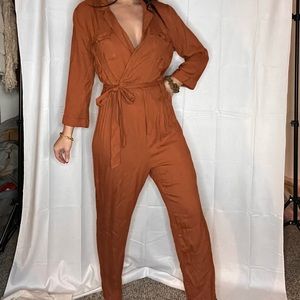 Brown jumpsuit
